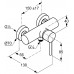 KLUDI BOZZ Jednouchwytowa bateria natryskowa DN 15 chrom 388310576