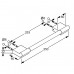 KLUDI A-Xes uchwyt wannowy 350 mm, chrom 4898105