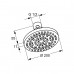 KLUDI A-Qua Eco głowica natrysku DN 15 200 mm 6652005-00