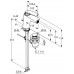 KLUDI BALANCE jednouchwytowa bateria bidetowa DN 10 chrom 522160575