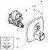 KLUDI Q-BEO podtynkowa bateria wannowo-natryskowa z termostatem, chrom 508300542
