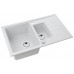 ALVEUS INTERMEZZO 70 Zlewozmywak granitowy, 780 x 480 mm, biały