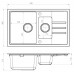 ALVEUS INTERMEZZO 70 Zlewozmywak granitowy, 780 x 480 mm, czarny