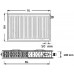 Kermi Therm X2 Profil-V Grzejnik zaworowy 22 600 / 1000 FTV220601001R1K