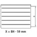 Kermi Therm X2 LINE-K Grzejnik kompaktowy 33 559 x 705 PLK330550701N1K
