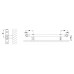 KORADO KORALUX LINEAR Classic Grzejnik łazienkowy KLC 900.750 white RAL 9010