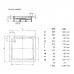 Kaldewei Duschplan 542-2 brodzik 80x80x6,5 cm, z nośnikeim ze styropianu 440548040001