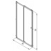 KOŁO First Drzwi rozsuwane 2-elementowe 120 cm, szkło przezroczyste ZDDS12222003