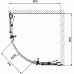 KOLO Geo-6 Kabina półokrągła 90x90 cm, powłoka Reflex, część 1/2 GKPG90R22003A