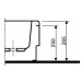 KOŁO Standard Plus obudowa do brodzika półokrągłego 80 cm PBN0280000