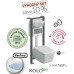 KOLO Life! Stelaż do WC + miska wisząca Reflex 99343900