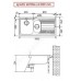 Franke Logica LLL 651, 1000x500 mm, zlewozmywa, stal szlachetna len 101.0086.254