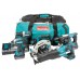 Makita DLX5032T Zestaw aku 18V DDF484, DTD153, DHS680, DJR187, DHR242, DC18RC, 3 x BL1850B