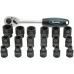 Makita E-30069 Zestaw nasadek Impact Black 1/2", 19 elementów w walizce