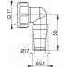 ALCAPLAST Kolanko komplet G1/17–23 P048