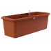 PLASTKON Samozalewająca skrzynka balkonowa Smart System Gardenie 60 cm terakota