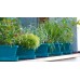 PLASTKON Doniczka small window 20 cm turkus 411053373