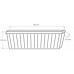 PLASTKON Doniczka balkonowa Trend 60 cm antracyt