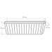 PLASTKON Doniczka balkonowa Trend 80 cm brązowa