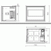 EDILKAMIN Pellinsert 54 Kaseta kominkowa na pellet 8kW, szyba prosta 623300