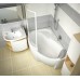 RAVAK szafka pod umywalkę SDU Rosa Comfort L brzoza+biały X000000162