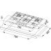 FRANKE NEPTUNE FHNE 805 4G TC XS C płyta gazowa ze stali nierdzewnej 106.0049.039