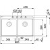 FRANKE MARIS MRG 620, zlewozmywak kamienny szary 114.0250.580