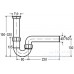 VIEGA Syfon do zlewu 6/4"x 40 bez zaworu 105716