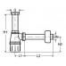 VIEGA Syfon butelkowy 5/4" x 40, 151560