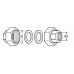 WILO Złączki śrubowe śrubowe z mosiądzu dla pomp Rp 3/4"x G 1 1/4" 4016172