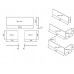 RAVAK Panel boczny 80 L drewno satynowe X000001108