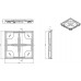 ACO Vario 2.0 Hybrydowa podstawa 60 x 60 cm, H80, polimerbeton/PP 3003043
