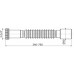 ALCAPLAST Przyłącze elastyczne 5/4 "x 40 mm A740