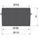 ALCAPLAST Gniazdo do podłączenia odpływu DN 110, AVZ-P001
