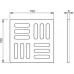 ALCAPLAST Design kratka 102 × 102 × 5 stal nierdzewna MPV001