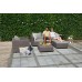 ALLIBERT SALTA 3 Sofa, 200,5 x 84 x 65,5 cm, cappuccino/piaskowy 17206018