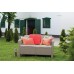 ALLIBERT CORFU LOVE SEAT Sofa 2 osobowa, 128 x 70 x 79cm, cappuccino/beżowy 17197359