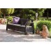 ALLIBERT CORFU LOVE SEAT MAX Sofa, 182 x 70 x 79cm, brązowy/beżowy 17197959