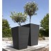 ALLIBERT Doniczka rattanowa 40x40 cm, antracyt 17190251900
