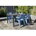 ALLIBERT LIMA 160 Stół ogrodowy 157 x 98 x 74cm, brązowy 17202806