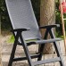 OUTLET ALLIBERT MONTREAL 2x Krzesło ogrodowe, 63 x 67 x 111 cm, grafit 17201891