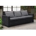 ALLIBERT CALIFORNIA Sofa 199 x 68 x 72 cm, grafit/jasny szary 17196779