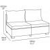 ALLIBERT SAPPORO 2 Sofa, 130 x 84 x 63,5 cm, grafit/szary 17206028