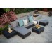 ALLIBERT SAPPORO 2 Sofa, 130 x 84 x 63,5 cm, grafit/szary 17206028