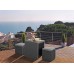 ALLIBERT Meble ogrodowe DELANO LOUNGE antracyt 97/75