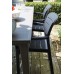 ALLIBERT TISARA Krzesło ogrodowe, 53 x 58 x 83 cm, grafit 17199557