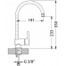 ALVEUS ARC 110 Bateria kuchenna, chrom 1126720