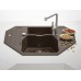 ALVEUS SENSUAL 60 Zlewozmywak granitowy, 900 x 610 mm, chocolate 03