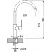 ALVEUS ARC 80 Bateria kuchenna, czarna mat 1134889