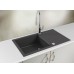 OUTLET ALVEUS CADIT 40 Zlewozmywak granitowy, 860 x 500 mm, biały 1132027
